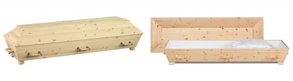 Kiste i natur furu | Jølstad Begravelsesbyrå